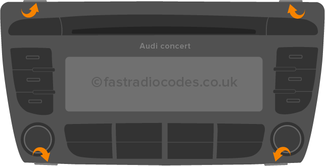 Remove Audi Radio To Find Serial 